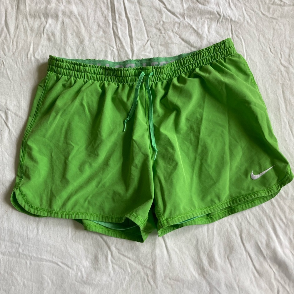Nike Green Athletic Short-Size M